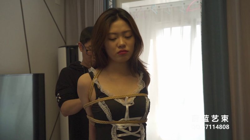 蔚蓝绳艺工作室定制新作品之籹仆爱菱欧式直臂，股绳，极限驷马！本影视可在线看！