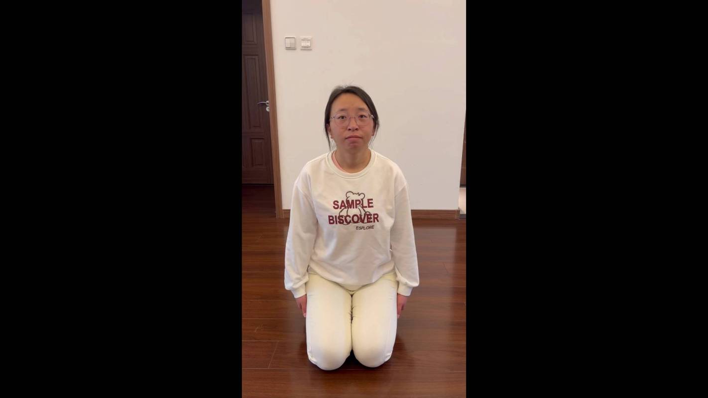 麦子紧缚绳艺新作品之中式后背缚，手铐脚镣，面壁思过！本影视可在线看！