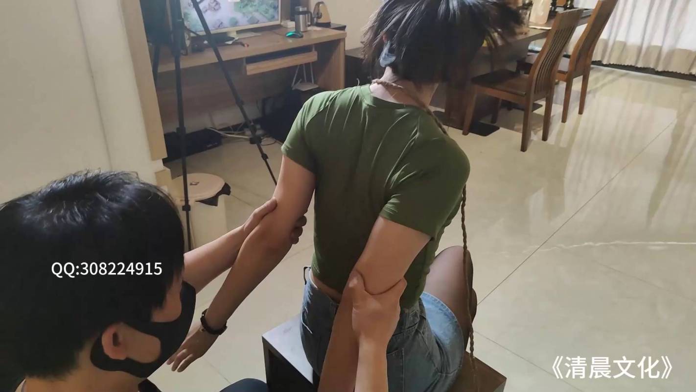 清晨原创绳艺，紧缚原创，茹茹双臂被kb极限五花大绑！本影视可在线看！